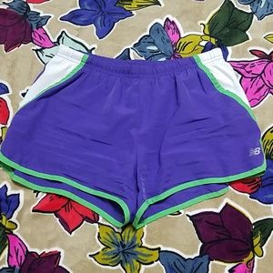 New Balance Purple Running Shorts